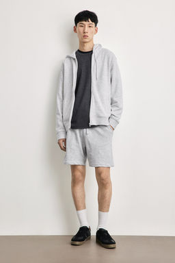 Pantalon corto en sudadera Regular Fit
