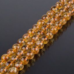 Бусины для украшений из Цитрина (60 бусин) 39 см