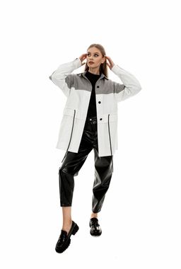 Жакет AURA 2059-170 белый с черным