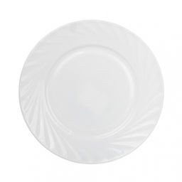 Тарелка плоская круглая d=17,5 см белье арт. 10б-т7