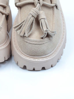 03-5929-2 BEIGE Лоферы женские - No name фото 15