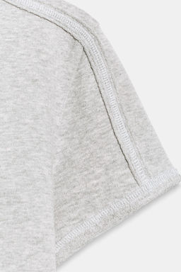 CAMISETA CONTRASTES / Gris vigor? - Zara фото 7