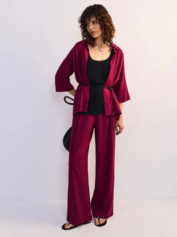 Льняные брюки с эластичным поясом / Zarina