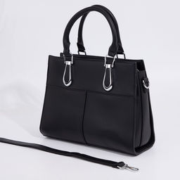 Сумка-тоут на молнии, цвет чёрный - Simaland фото 3