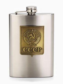 Подарочный набор «СССР»: фляжка 270 мл, 2 стопки, воронка, брелок