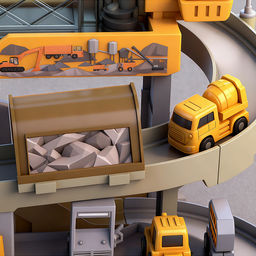 Парковка "Спец паркинг" (свет, звук) в коробке