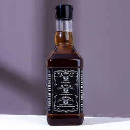 Гель для душа виски Крутой мужик, 500 мл, аромат сандала и бергамота, Чистое счастье