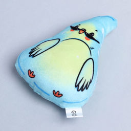 Игрушка для кошек с мятой Попугайчик, 12 х 8,9 см - Пушистое счастье фото 5