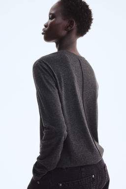 Top de manga larga - H&m фото 6