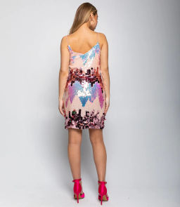 Платье #КТ9029 (1), розовый - Dommod фото 4