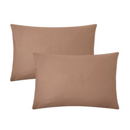 Комплект наволочек Этель цв. коричневый, 50х70 см - 2 шт, 100% хлопок, поплин