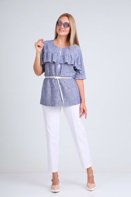 Костюм Gamma & Gracia 472 белый голубой  фото 4