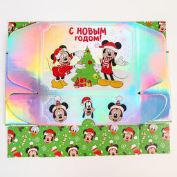 Подарочная коробка «Новый год» 31×22×9.5 см, Микки Маус