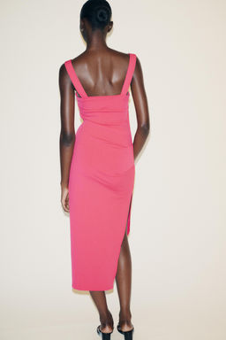 PLEATED MIDI DRESS - Zara фото 17