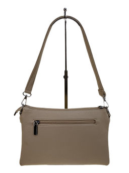 Женская сумка из искусственной кожи, цвет бежевый - Greta фото 2