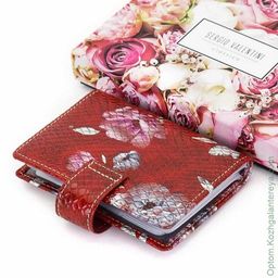 Женская кожаная визитница Sergio Valentini СВ 8135-010  фото 5