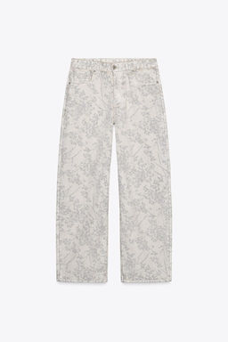 ZW COLLECTION MID-WAIST BALLOON JEANS - Zara фото 7