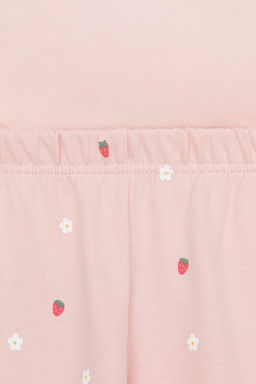 К 1581/тропический персик,клубничный мусс пижама