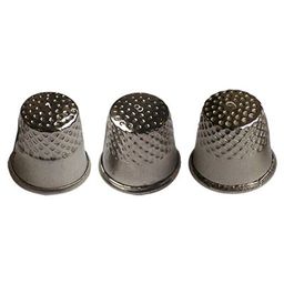 Gamma NG-01(TB-03) Наперсток железо металл 100 шт в картонной упаковке №9 никель