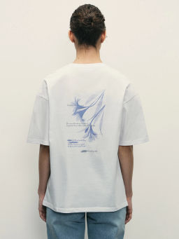 Базовая футболка с принтом / Zarina  фото 3