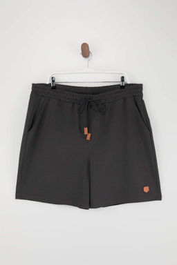 TRENDYOL MAN Buyuk Beden Lacivert Regular/Normal Kesim PU Etiket Aplikeli Sort TMNSS24AP00002 - Trendyolmilla фото 9