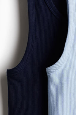 Pack de 2 camisetas sin mangas en canal? Slim Fit - H&m фото 5