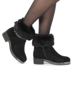 04-206W-8Y1 8J33M Ботинки зимние женские (натуральная замша, натуральный мех)