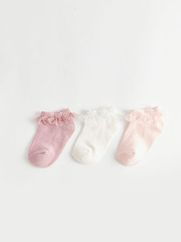 K?z Bebek Patik ?orap 3l?