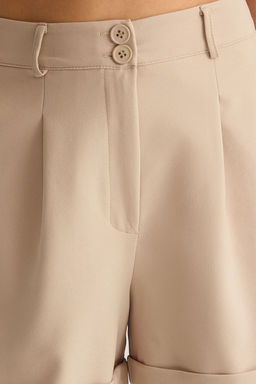 TRENDYOLMILLA Vizon Regular Kal?p Dokuma Sort & Bermuda TWOSS21SR0478  фото 3