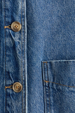 Chaqueta camisera en denim - H&m фото 9