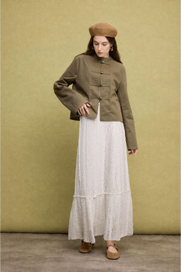%100 Pamuk Regular Fit Napolyon Ceket - Defacto фото 2