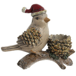 Фигурка декоративная "Птичка", L16 W6,5 H15 см, 2в.