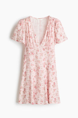Vestido de viscosa con vuelo