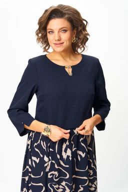 Платье Bonna Image 954-1/2 синий фото 9