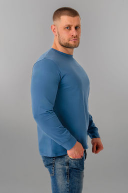 Арт. 67127/5 Лонгслив мужской 48-56 (5 шт) Цвет:джинс