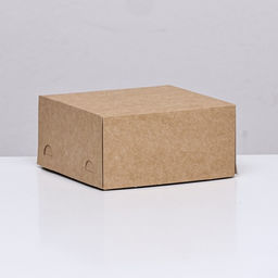 Цена за 10 шт. Коробка для торта 13,5 х 13,5 х 6,8 см - Simaland фото 2