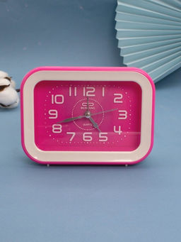 Часы-будильник Bright rectangle, pink