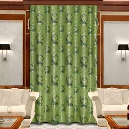 Арт. 4851/165/Ag, ПАВЛИН, фон основы оливковый, рисунок - золотой люрекс, ГОТОВЫЕ ШТОРЫ, ширина от 150 см x высота 270 см (на шторной ленте)