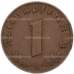 Монета 1 рейхспфенниг 1939 года B Германия