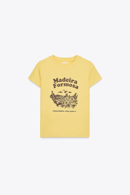 T-SHIRT WITH TEXT PRINT - Zara фото 13