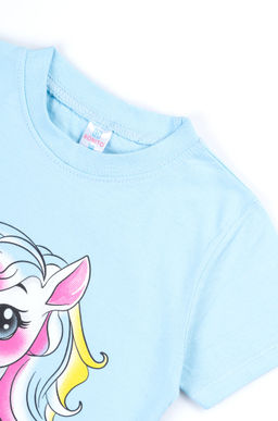 Хлопковая футболка для девочки Bonito  фото 3
