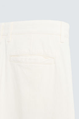 COTTON-HEMP CHINO TROUSERS - Zara фото 19