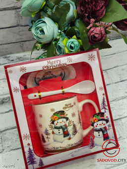 Набор кружек блюдце и ложечка