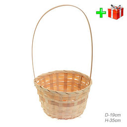 Корзина плетеная 19х35см / 1429 /уп 256/ - Галеонтрейд фото 8