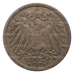 10 пфеннигов 1905 года G Германия