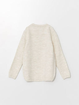 Bisiklet Yaka Basic Uzun Kollu K?z ?ocuk Triko Kazak - Waikiki фото 3