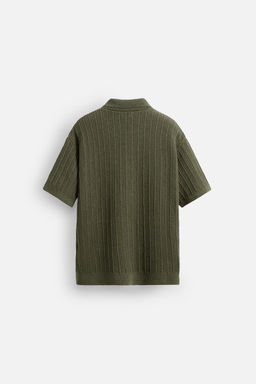 TEXTURED KNIT SHIRT - Zara фото 9