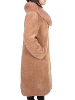 37235 BROWN Шуба женская искусственная Yi Ge - Fashion фото 3