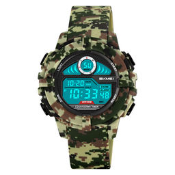Часы наручные Skmei мужские электронные спортивные 2130green-camo