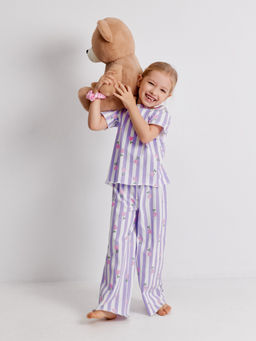 ACOOLA / Пижама детская для девочек Pelino лавандовый  фото 4